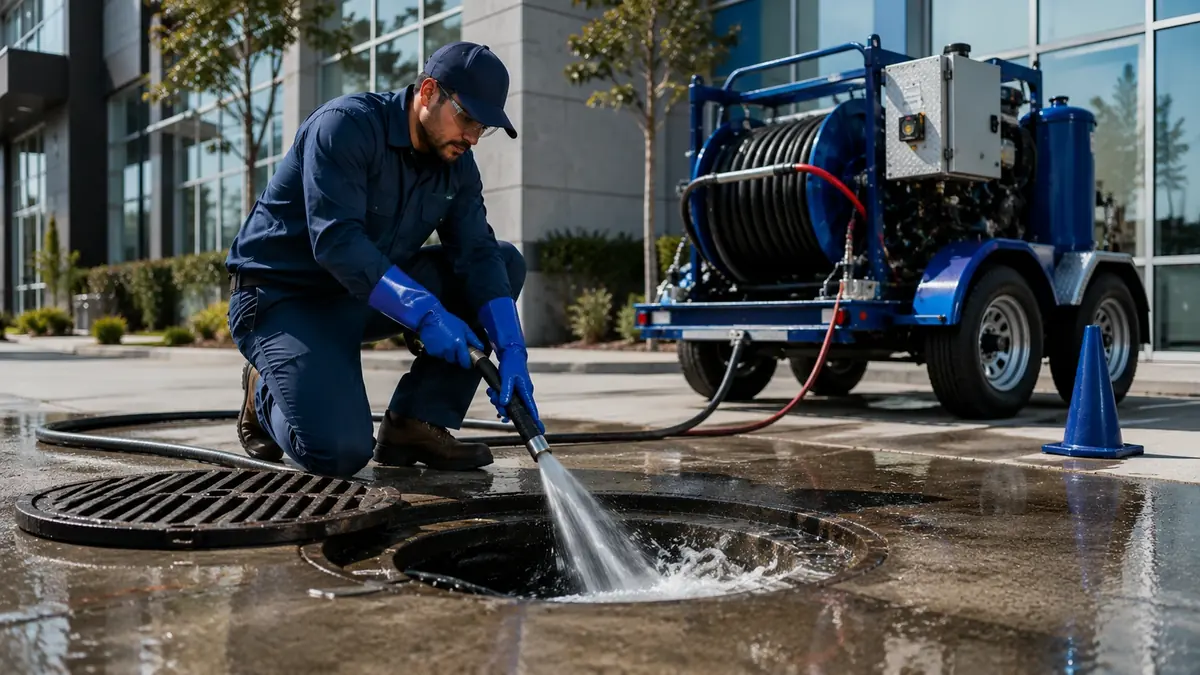 Commercial Hydro Jet Drain Cleaning in Lafayette