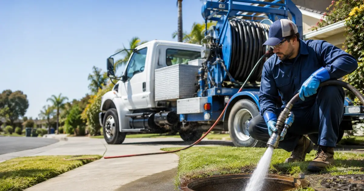 Hydro jet sewer cleaning Lafayette
