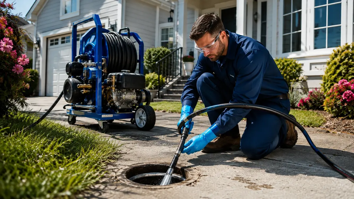 Residential Hydro Jet Drain Cleaning in Lafayette